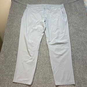 Fabletic's The Only Pant Lightweight Performance Golf Pants Gray Flat Front